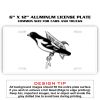 6 X 12 Full Size Aluminum License Plate for Cars and Trucks  Thumbnail