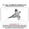 6 X 12 Full Size Aluminum License Plate for Cars and Trucks  Thumbnail