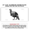6 X 12 Full Size Aluminum License Plate for Cars and Trucks  Thumbnail