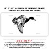 6 X 12 Full Size Aluminum License Plate for Cars and Trucks  Thumbnail