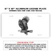 6 X 12 Full Size Aluminum License Plate for Cars and Trucks  Thumbnail