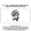 6 X 12 Full Size Aluminum License Plate for Cars and Trucks  Thumbnail