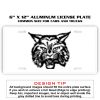 6 X 12 Full Size Aluminum License Plate for Cars and Trucks  Thumbnail