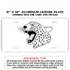 6 X 12 Full Size Aluminum License Plate for Cars and Trucks  Thumbnail