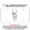 6 X 12 Full Size Aluminum License Plate for Cars and Trucks  Thumbnail