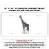6 X 12 Full Size Aluminum License Plate for Cars and Trucks  Thumbnail