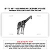 6 X 12 Full Size Aluminum License Plate for Cars and Trucks  Thumbnail
