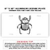 6 X 12 Full Size Aluminum License Plate for Cars and Trucks  Thumbnail