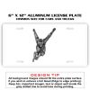 6 X 12 Full Size Aluminum License Plate for Cars and Trucks  Thumbnail