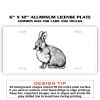 6 X 12 Full Size Aluminum License Plate for Cars and Trucks  Thumbnail