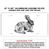 6 X 12 Full Size Aluminum License Plate for Cars and Trucks  Thumbnail