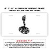 6 X 12 Full Size Aluminum License Plate for Cars and Trucks  Thumbnail