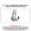 6 X 12 Full Size Aluminum License Plate for Cars and Trucks  Thumbnail