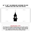 6 X 12 Full Size Aluminum License Plate for Cars and Trucks  Thumbnail