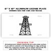 6 X 12 Full Size Aluminum License Plate for Cars and Trucks  Thumbnail