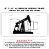 6 X 12 Full Size Aluminum License Plate for Cars and Trucks  Thumbnail