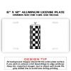 6 X 12 Full Size Aluminum License Plate for Cars and Trucks  Thumbnail