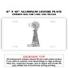 6 X 12 Full Size Aluminum License Plate for Cars and Trucks  Thumbnail