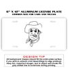 6 X 12 Full Size Aluminum License Plate for Cars and Trucks  Thumbnail