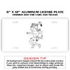 6 X 12 Full Size Aluminum License Plate for Cars and Trucks  Thumbnail