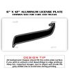 6 X 12 Full Size Aluminum License Plate for Cars and Trucks  Thumbnail