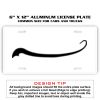6 X 12 Full Size Aluminum License Plate for Cars and Trucks  Thumbnail