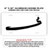 6 X 12 Full Size Aluminum License Plate for Cars and Trucks  Thumbnail