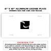 6 X 12 Full Size Aluminum License Plate for Cars and Trucks  Thumbnail