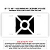 6 X 12 Full Size Aluminum License Plate for Cars and Trucks  Thumbnail