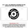 6 X 12 Full Size Aluminum License Plate for Cars and Trucks  Thumbnail
