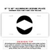 6 X 12 Full Size Aluminum License Plate for Cars and Trucks  Thumbnail