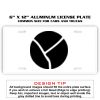 6 X 12 Full Size Aluminum License Plate for Cars and Trucks  Thumbnail