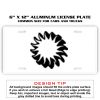 6 X 12 Full Size Aluminum License Plate for Cars and Trucks  Thumbnail