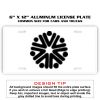 6 X 12 Full Size Aluminum License Plate for Cars and Trucks  Thumbnail