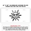 6 X 12 Full Size Aluminum License Plate for Cars and Trucks  Thumbnail