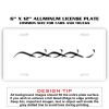 6 X 12 Full Size Aluminum License Plate for Cars and Trucks  Thumbnail