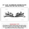 6 X 12 Full Size Aluminum License Plate for Cars and Trucks  Thumbnail