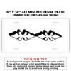6 X 12 Full Size Aluminum License Plate for Cars and Trucks  Thumbnail