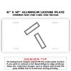 6 X 12 Full Size Aluminum License Plate for Cars and Trucks  Thumbnail