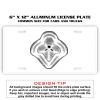 6 X 12 Full Size Aluminum License Plate for Cars and Trucks  Thumbnail