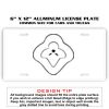6 X 12 Full Size Aluminum License Plate for Cars and Trucks  Thumbnail