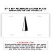 6 X 12 Full Size Aluminum License Plate for Cars and Trucks  Thumbnail