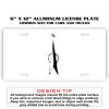 6 X 12 Full Size Aluminum License Plate for Cars and Trucks  Thumbnail