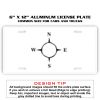 6 X 12 Full Size Aluminum License Plate for Cars and Trucks  Thumbnail