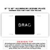 6 X 12 Full Size Aluminum License Plate for Cars and Trucks  Thumbnail