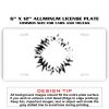 6 X 12 Full Size Aluminum License Plate for Cars and Trucks  Thumbnail