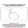 6 X 12 Full Size Aluminum License Plate for Cars and Trucks  Thumbnail