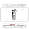 6 X 12 Full Size Aluminum License Plate for Cars and Trucks  Thumbnail