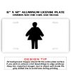6 X 12 Full Size Aluminum License Plate for Cars and Trucks  Thumbnail