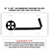 6 X 12 Full Size Aluminum License Plate for Cars and Trucks  Thumbnail